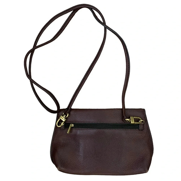 Fossil • Brown Monica Pebble Leather Crossbody - Picture 2 of 16